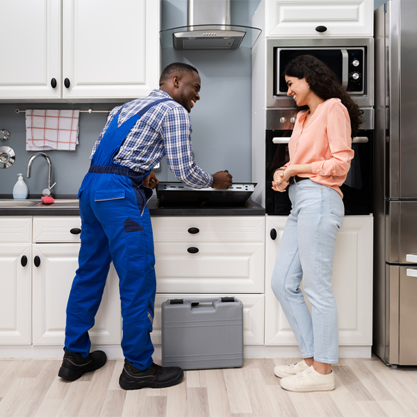 can you provide an estimate for cooktop repair before beginning any work in Willow Hill